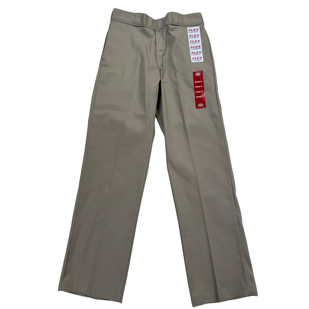 Dickies 874 Work Pant Mens 32X32 Khaki NWT Flex Original Fit‎ Straight Leg